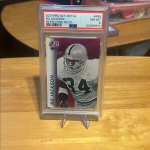 Bo Jackson Retro-Pink Mojo Card